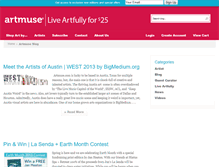 Tablet Screenshot of blog.artmuse.com